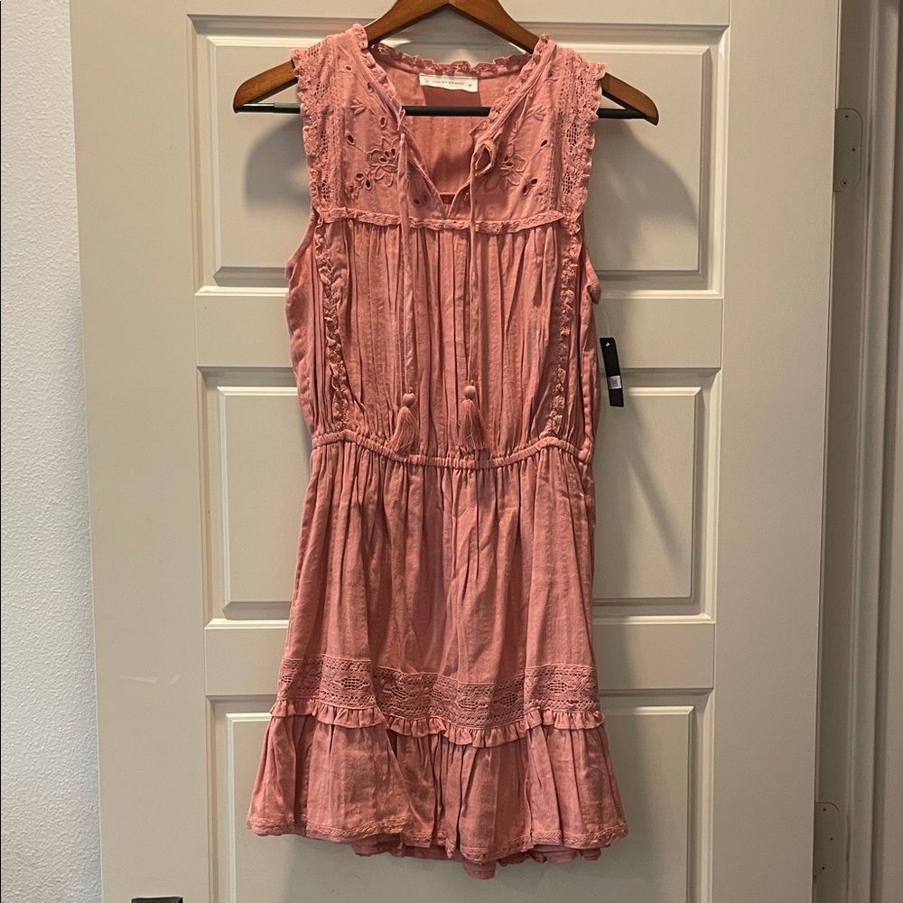Lucky Brand Pink Lace Dress